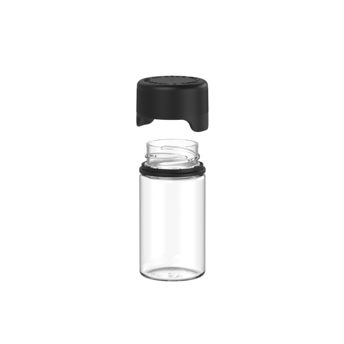 Comprar Chubby Gorilla Botella mini aviator CR de 60 ml con revestimiento y evidencia de manipulación (botella transparente con cierre negro) al por mayor en España