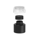Comprar Chubby Gorilla Botella de aviador CR de 250 ml con revestimiento y evidencia de manipulación y vaso dosificador (botella negra, cierre negro con vaso dosificador) al por mayor en España