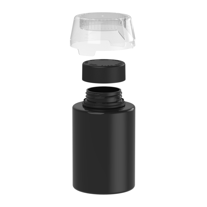 Comprar Chubby Gorilla Botella de 500ml CR Aviator con revestimiento y tapa a prueba de manipulaciones y vaso dosificador (botella negra, cierre negro con vaso dosificador) al por mayor en España