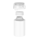 Comprar Chubby Gorilla Botella de aviador CR de 500 ml con revestimiento y evidencia de manipulación y vaso dosificador (botella blanca, cierre blanco con vaso dosificador) al por mayor en España