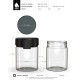 Comprar Chubby Gorilla 18.5 oz contenedor aviator xl cr con revestimiento y evidencia de manipulación (contenedor transparente con cierre negro) al por mayor en España