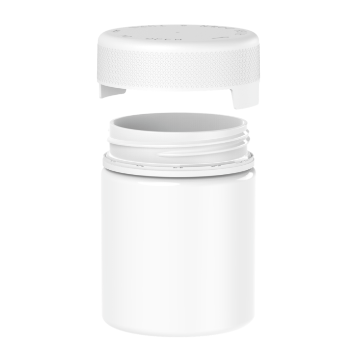 Comprar Chubby Gorilla 18.5 oz contenedor CR Aviator XL con revestimiento y evidencia de manipulación (contenedor blanco con cierre blanco) al por mayor en España