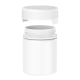 Comprar Chubby Gorilla 18.5 oz contenedor CR Aviator XL con revestimiento y evidencia de manipulación (contenedor blanco con cierre blanco) al por mayor en España