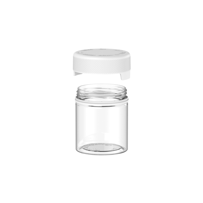 Comprar Chubby Gorilla 3oz contenedor aviador cr con revestimiento y evidencia de manipulación (contenedor transparente con cierre blanco) al por mayor en España