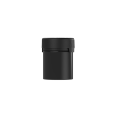 Chubby Gorilla 3 oz recipiente aviador con revestimiento y evidencia de manipulación (recipiente negro con cierre negro)