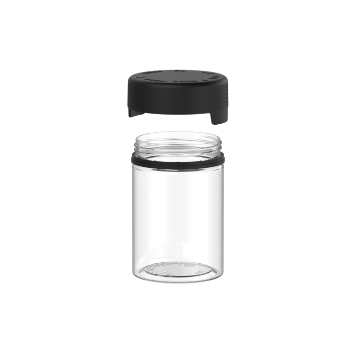 Comprar Chubby Gorilla Envase aviador CR de 4 oz con revestimiento y evidencia de manipulación (envase transparente con cierre negro) al por mayor en España