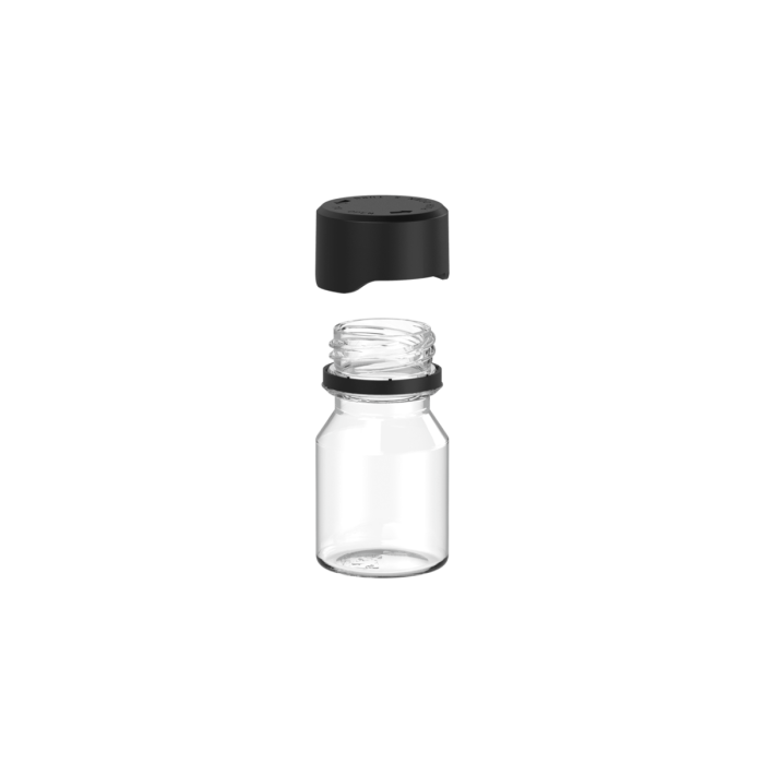 Comprar Chubby Gorilla Botella de aviador de 30 ml con tapa negra y evidencia de manipulación (botella clara con cierre negro) al por mayor en España