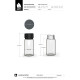 Comprar Chubby Gorilla Botella de chupito mini aviator de 60 ml con sello de seguridad (botella transparente con cierre negro) al por mayor en España