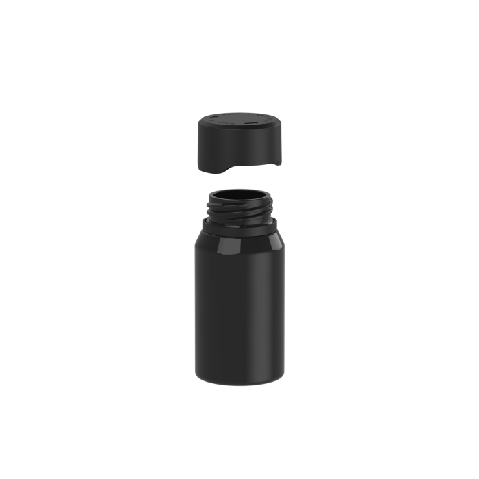 Comprar Chubby Gorilla Botella de 60 ml de mini shot Aviator con sello de seguridad (botella negra con tapa negra) al por mayor en España