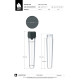 Comprar Chubby Gorilla Tubo aviador CR de 100 mm con revestimiento y evidencia de manipulación (tubo transparente con cierre blanco) al por mayor en España