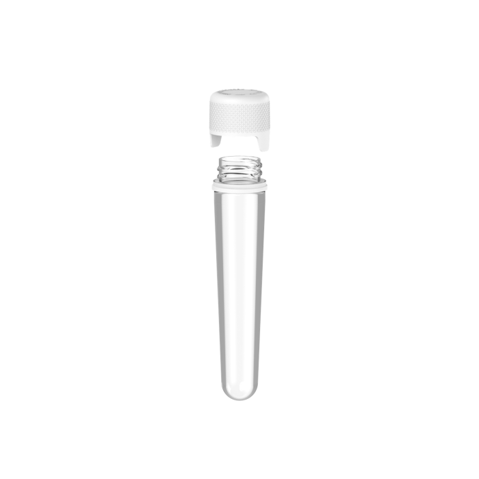Comprar Chubby Gorilla Tubo aviador CR de 100 mm con revestimiento y evidencia de manipulación (tubo transparente con cierre blanco) al por mayor en España