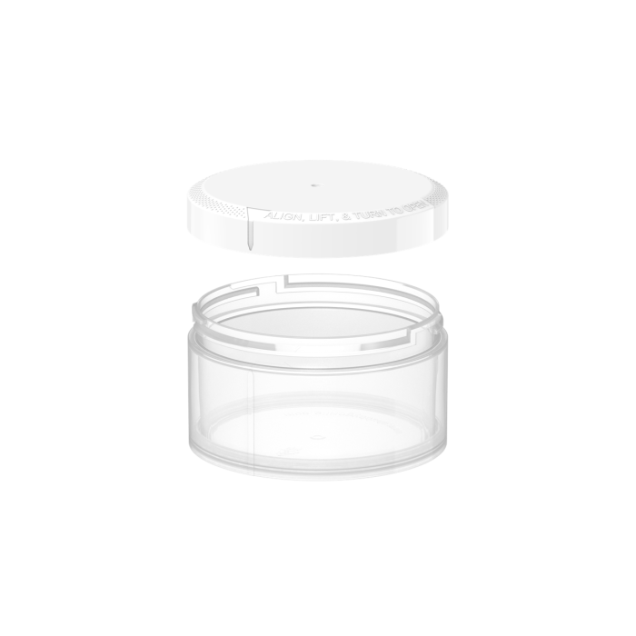 Comprar Chubby Gorilla Contenedor de bolsa CR de alta capacidad de 100g (contenedor brillante natural con cierres blancos) al por mayor en España