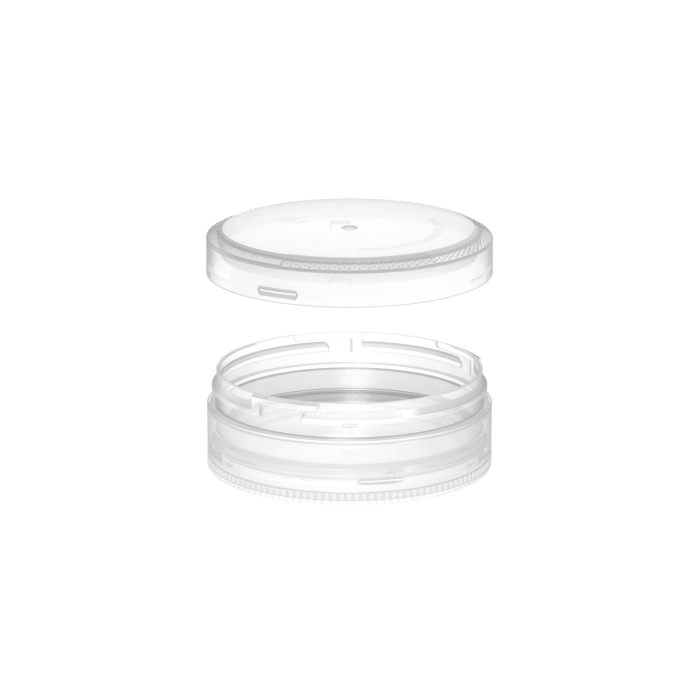 Comprar Chubby Gorilla Contenedor de bolsa de doble compartimento de 40g con cierre superior cr (contenedor transparente mate con cierres transparentes) al por mayor en España