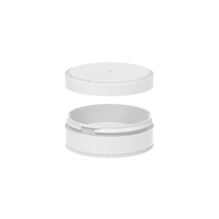 Comprar Chubby Gorilla Contenedor de bolsa de doble compartimento de 40g con cierre superior cr (contenedor blanco mate con cierres blancos) al por mayor en España