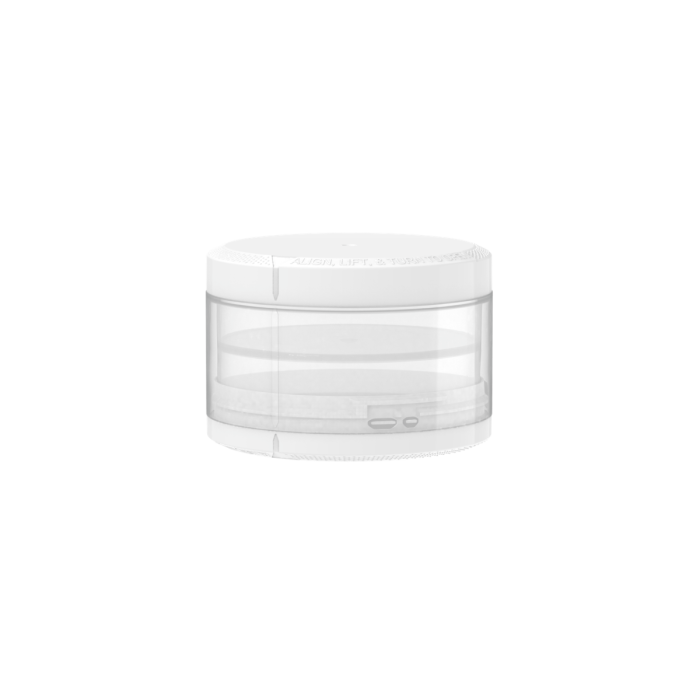 Comprar Chubby Gorilla Contenedor de bolsa CR de doble compartimento de 50g/50g (contenedor brillante natural con cierres blancos) al por mayor en España