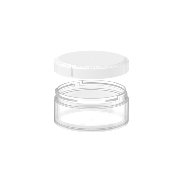 Comprar Chubby Gorilla Contenedor de bolsa CR de alta capacidad de 80g (contenedor brillante natural con cierres blancos) al por mayor en España
