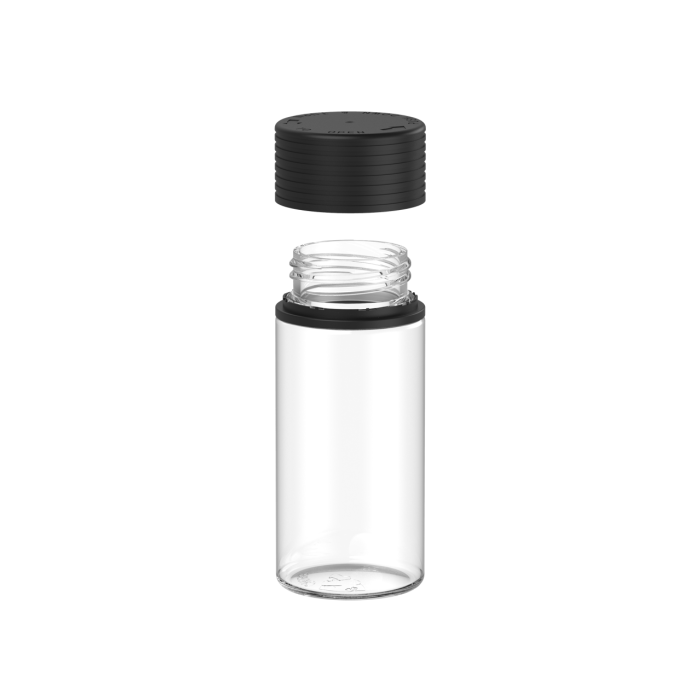 Comprar Chubby Gorilla Botella en espiral CR de 100 ml con evidencia de manipulación (botella transparente con cierre negro) al por mayor en España