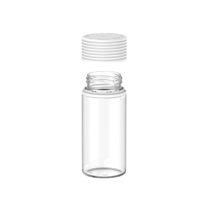 Comprar Chubby Gorilla Botella en espiral CR de 100 ml con evidencia de manipulación (botella transparente con cierre blanco) al por mayor en España