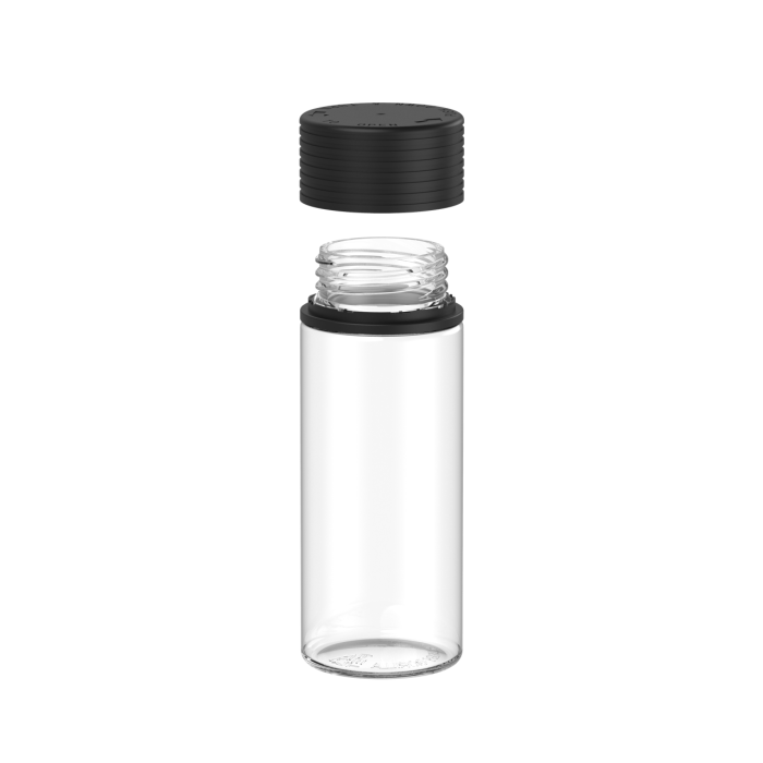 Comprar Chubby Gorilla Botella en espiral CR de 120 ml con evidencia de manipulación (botella transparente con cierre negro) al por mayor en España