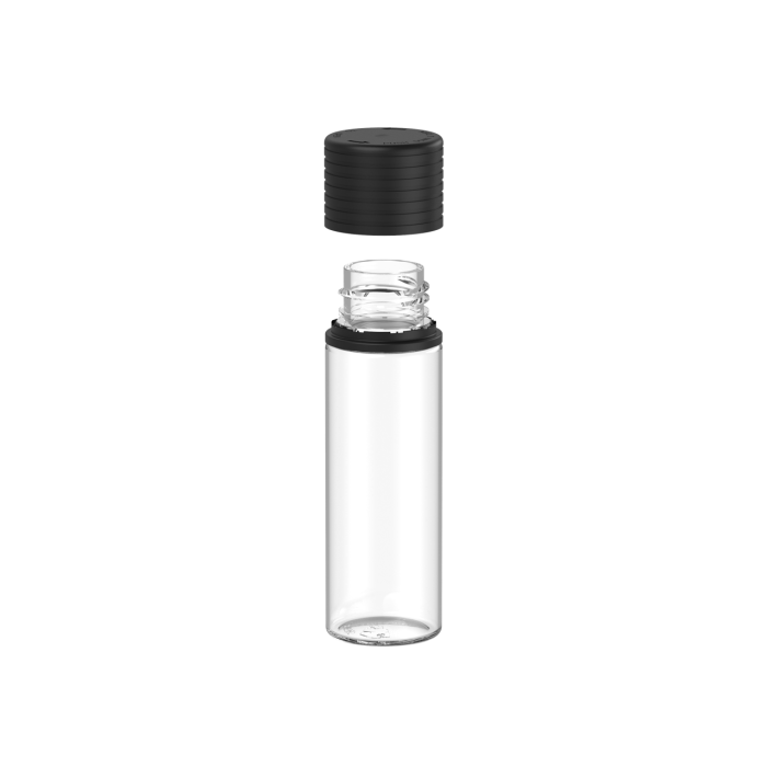 Comprar Chubby Gorilla Botella en espiral CR de 50 ml con evidencia de manipulación (botella transparente con cierre negro) al por mayor en España