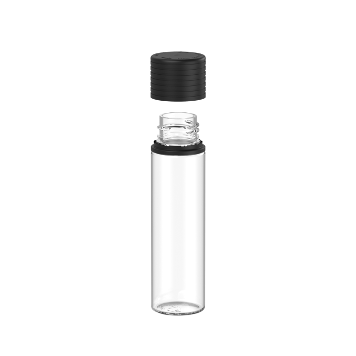 Comprar Chubby Gorilla Botella en espiral CR de 60 ml con evidencia de manipulación (botella transparente con cierre negro) al por mayor en España