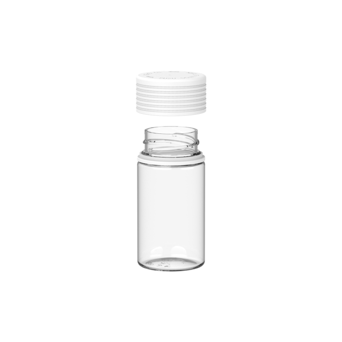Comprar Chubby Gorilla Botella mini espiral de 60 ml con revestimiento y evidencia de manipulación (botella transparente con cierre blanco) al por mayor en España