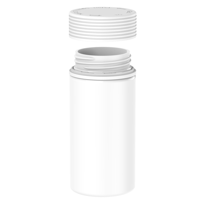 Comprar Chubby Gorilla Envase espiral de boca ancha de 10 oz con revestimiento y evidencia de manipulación (envase blanco con cierre blanco) al por mayor en España