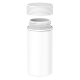 Comprar Chubby Gorilla Envase espiral de boca ancha de 10 oz con revestimiento y evidencia de manipulación (envase blanco con cierre blanco) al por mayor en España