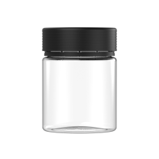 Chubby Gorilla 18.5 oz contenedor espiral xl con revestimiento y evidencia de manipulación (contenedor transparente con cierre negro)