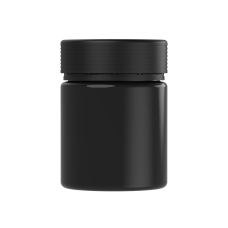 Chubby Gorilla 18.5 oz contenedor en espiral XL con revestimiento y evidencia de manipulación (contenedor negro con cierre negro)