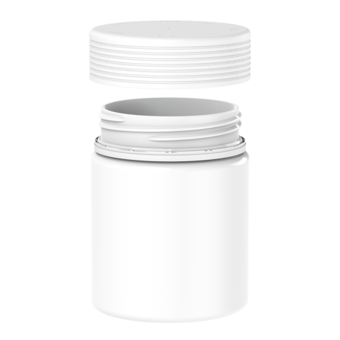 Comprar Chubby Gorilla 18.5 oz recipiente en espiral XL con revestimiento y evidencia de manipulación (recipiente blanco con cierre blanco) al por mayor en España