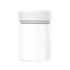 Chubby Gorilla Envase en espiral XL de 21.5 oz con revestimiento y evidencia de manipulación (envase blanco con cierre blanco)