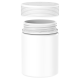 Comprar Chubby Gorilla Envase en espiral XL de 21.5 oz con revestimiento y evidencia de manipulación (envase blanco con cierre blanco) al por mayor en España