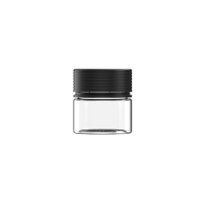 Chubby Gorilla 2 oz envase espiral con revestimiento y evidencia de manipulación (envase transparente con cierre negro)