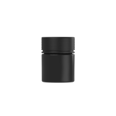 Chubby Gorilla 2 oz espiral de pared gruesa con revestimiento y evidencia de manipulación (envase negro con cierre negro)
