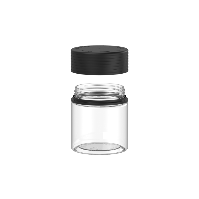 Comprar Chubby Gorilla 3 oz contenedor espiral con revestimiento y evidencia de manipulación (contenedor transparente con cierre negro) al por mayor en España