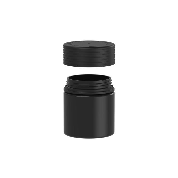 Comprar Chubby Gorilla 3 oz recipiente espiral con revestimiento y evidencia de manipulación (recipiente negro con cierre negro) al por mayor en España