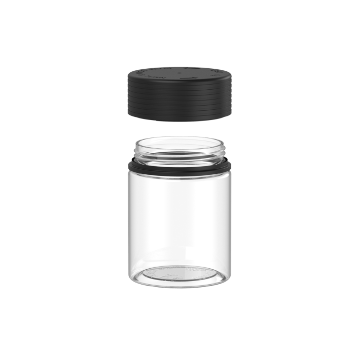 Comprar Chubby Gorilla Envase en espiral de 4 oz con revestimiento y evidencia de manipulación (envase transparente con cierre negro) al por mayor en España