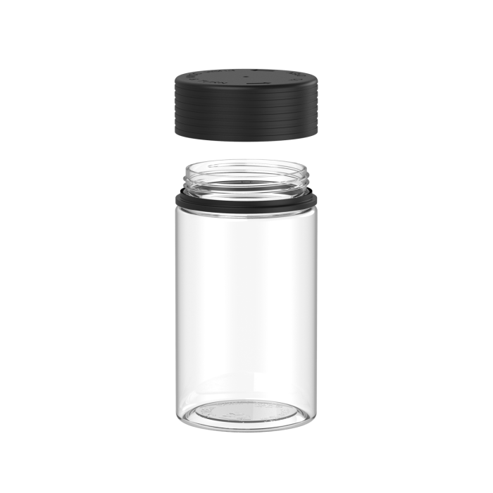 Comprar Chubby Gorilla Envase espiral de 6 oz con revestimiento y evidencia de manipulación (envase transparente con cierre negro) al por mayor en España