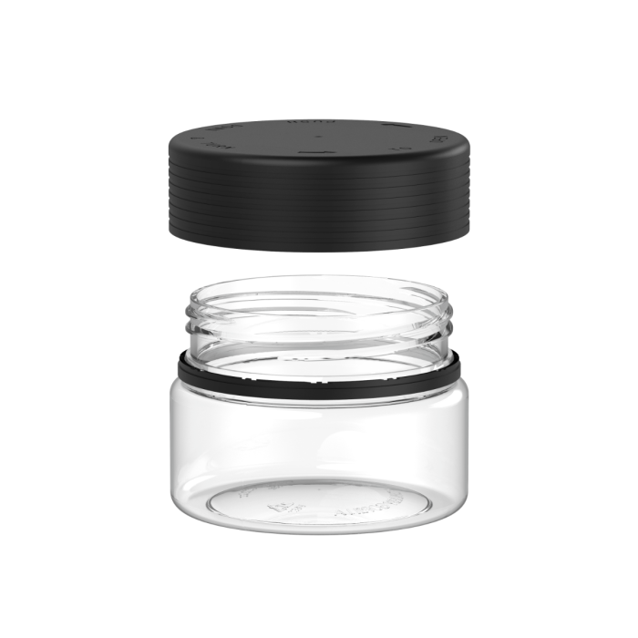 Comprar Chubby Gorilla 7.5 oz contenedor en espiral XL con revestimiento y evidencia de manipulación (contenedor transparente con cierre negro) al por mayor en España