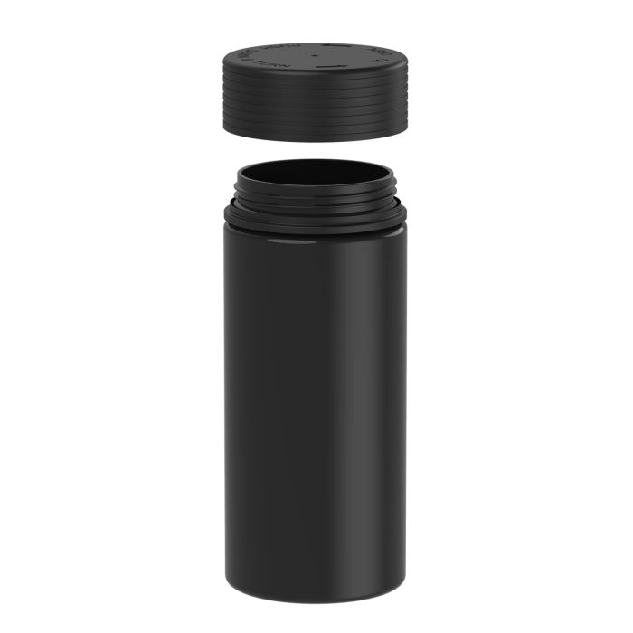 Comprar Chubby Gorilla 8 oz recipiente espiral con revestimiento y evidencia de manipulación (recipiente negro con cierre negro) al por mayor en España