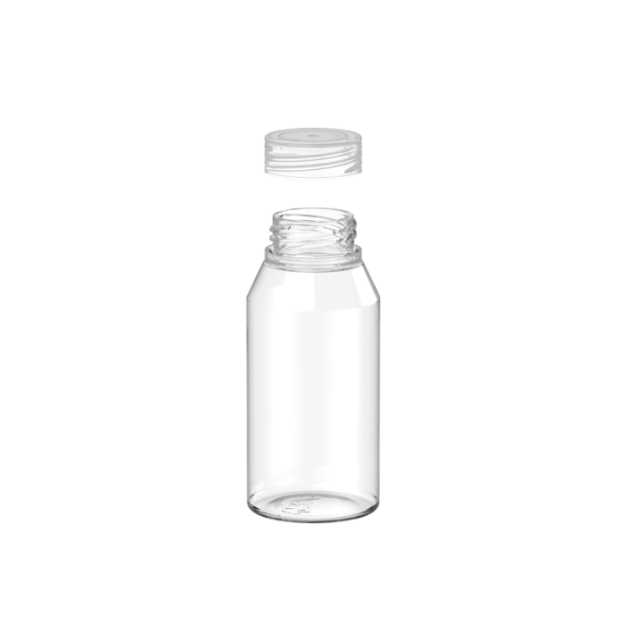 Comprar Chubby Gorilla Botella de chupito en espiral mini de 100 ml con evidencia de manipulación (botella transparente con cierre transparente) al por mayor en España