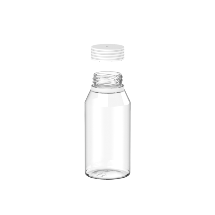 Comprar Chubby Gorilla Botella de chupito en espiral mini de 100 ml con evidencia de manipulación (botella transparente con cierre blanco) al por mayor en España