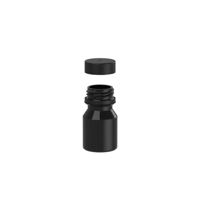 Comprar Chubby Gorilla Botella de disparo en espiral de 30 ml con tapa a prueba de manipulaciones (botella negra con cierre negro) al por mayor en España