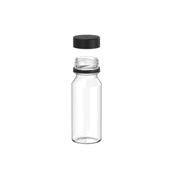 Comprar Chubby Gorilla Botella de disparo en espiral de 60 ml con evidencia de manipulación (botella transparente con cierre negro) al por mayor en España