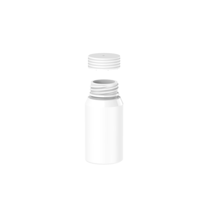 Comprar Chubby Gorilla Botella de chupito en espiral mini de 60 ml con evidencia de manipulación (botella blanca con cierre blanco) al por mayor en España