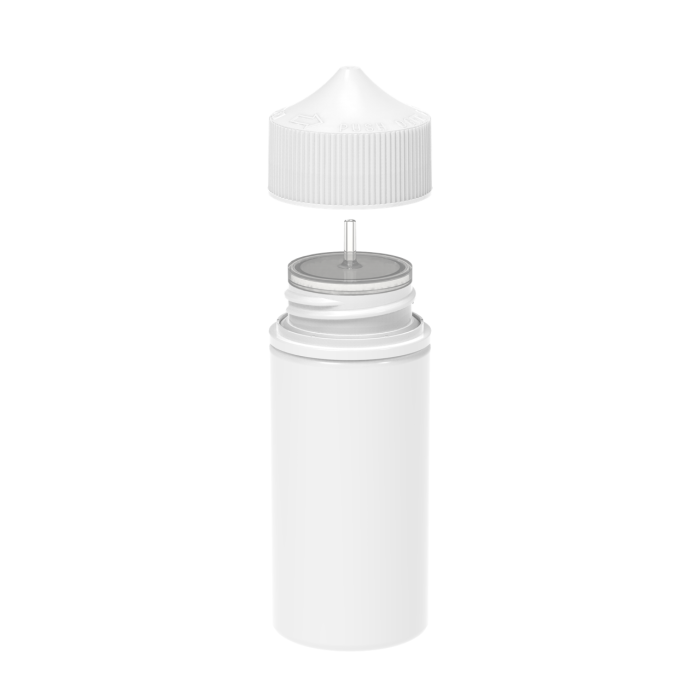 Comprar Chubby Gorilla Botella de unicornio CR de 100 ml con evidencia de manipulación (botella blanca con cierre blanco) al por mayor en España