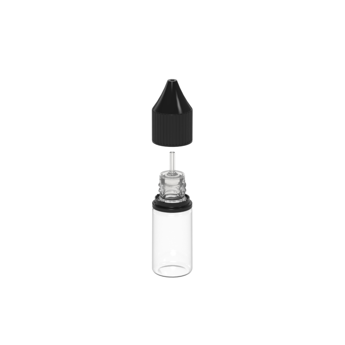 Comprar Chubby Gorilla Frasco unicornio CR de 10 ml con evidencia de manipulación (frasco transparente con cierre negro) al por mayor en España