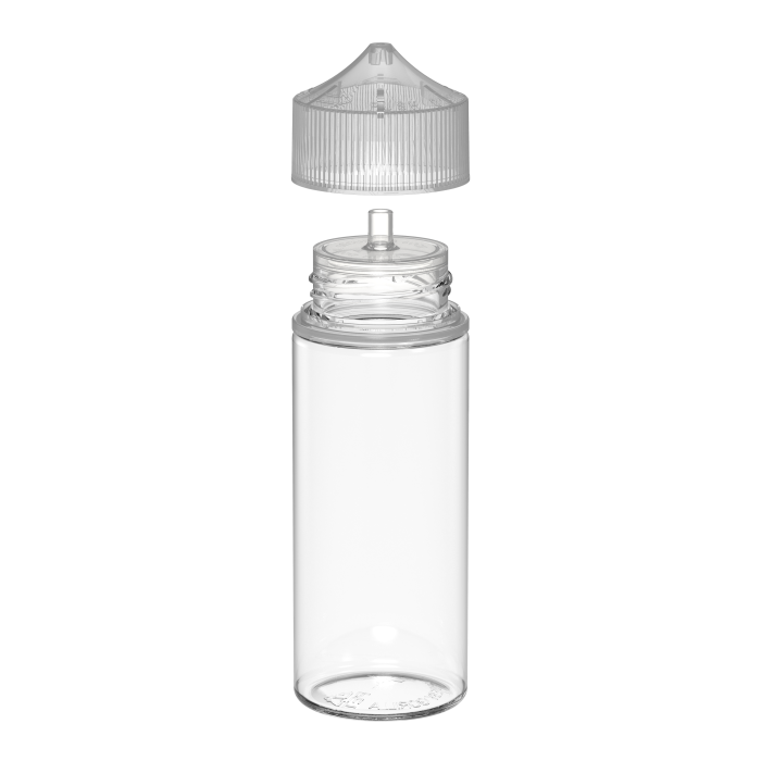 Comprar Chubby Gorilla Botella unicornio de 120 ml con reductor de flujo y evidencia de manipulación (botella transparente con cierre transparente) al por mayor en España
