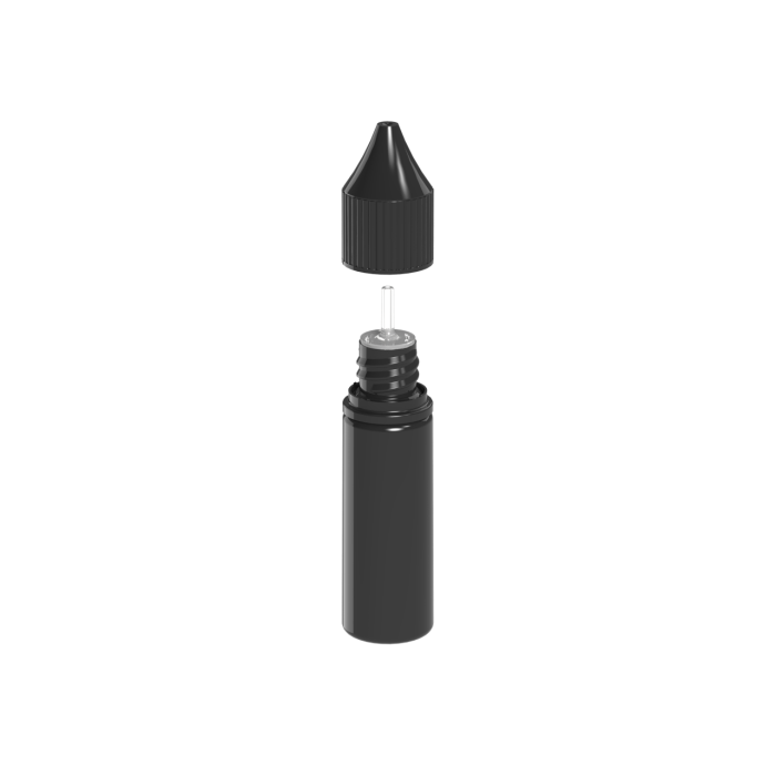 Comprar Chubby Gorilla Botella de unicornio CR de 16.5 ml con evidencia de manipulación (botella negra con cierre negro) al por mayor en España
